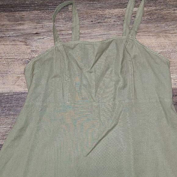 ASOS Square Neck Cotton Mini Dress - Picture 8 of 12